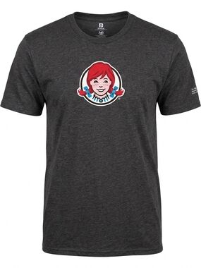 Wendy's NCAA‎ March Madness Graphic T-Shirt Charcoal Gray Size M